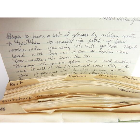 Vintage Music Movement File Teaching Aids Old Ideas Inspiration - Picture 4 of 6